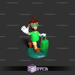 Luigi Summer Vacation 3D Print Files