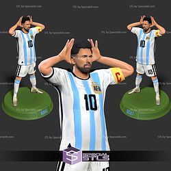 Messi World Cup 2022 Celebration 3D Print Files