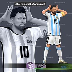 Messi World Cup 2022 Celebration 3D Print Files