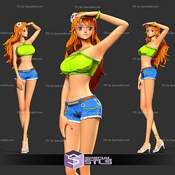 Nami Summer One Piece 3D Print Files