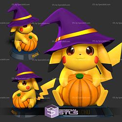 Pikachu Halloween 3D Print Files