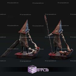 Pyramid Head and Spear 3D Print Files