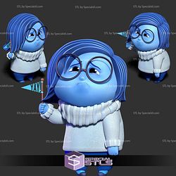 Sadness Inside Out 2 3D Print Files