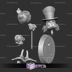 Scrooge McDuck Standing 3D Print Files