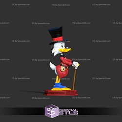 Scrooge McDuck Standing 3D Print Files