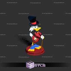 Scrooge McDuck Standing 3D Print Files