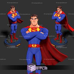 Superman Stylized 3D Print Files