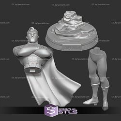 Superman Stylized 3D Print Files