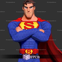 Superman Stylized 3D Print Files