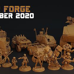 November 2020 Cyber Forge Miniatures