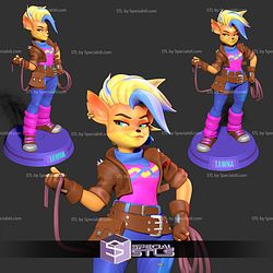 Tawna Crash Bandicoot Standing 3D Print Files