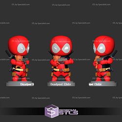 Deadpool Chibi and Gun 3D Print Files