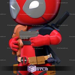 Deadpool Chibi and Gun 3D Print Files