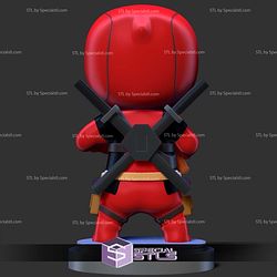 Deadpool Chibi and Gun 3D Print Files