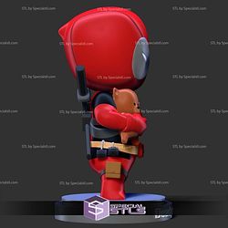 Deadpool Chibi and Gun 3D Print Files