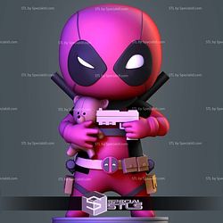 Deadpool Chibi and Gun 3D Print Files