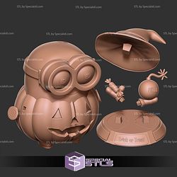 Halloween Bob Minion 3D Print Files