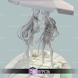 Ishtar And Ereshkigal Beach Day 3D Print Files