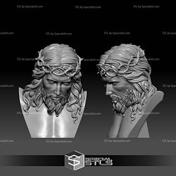 Jesus Bust 3D Print Files