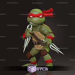 Raphael and Weapon Battle 3D Print Files