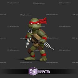 Raphael and Weapon Battle 3D Print Files