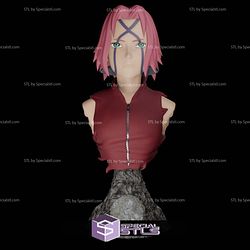 Sakura Haruno Bust V2 3D Print Files