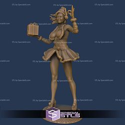 Santa Girl 3D Print Files