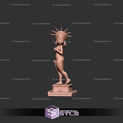 Sexy Statue Liberty Basic 3D Print Files