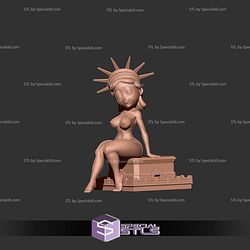 Sexy Statue Liberty Basic V2 3D Print Files