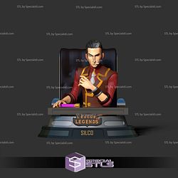 Silco Bust Arcane 3D Print Files