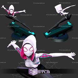 Spider Gwen Action Pose Basic 3D Print Files