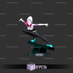 Spider Gwen Action Pose Basic 3D Print Files