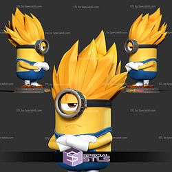 Vegeta Minion 3D Print Files