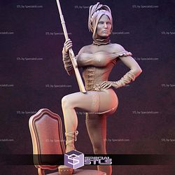 Wild West Woman 3D Print Files