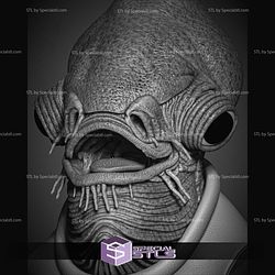 Ackbar Admiral Portrait Bust 3D Print Files