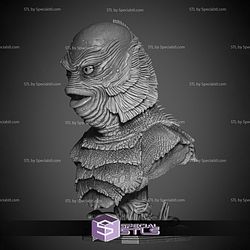 Creature of the Black Lagoon Portrait Bust 3D Print Files