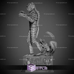 Creature of the Black Lagoon Standing 3D Print Files