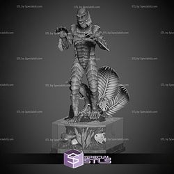 Creature of the Black Lagoon Standing 3D Print Files