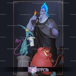 Hades Disney Diorama 3D Print Files