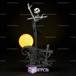 Jack Skellington Moon Diorama 3D Print Files