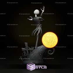 Jack Skellington Moon Diorama 3D Print Files