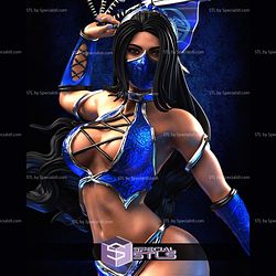 Kitana and Mask 3D Print Files