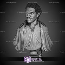 Lando Calrissian Portrait Bust 3D Print Files