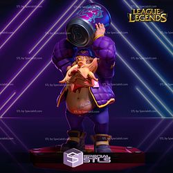 Music Fan Gragas League of Legends 3D Print Files