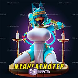 Nyanlathotep Furry Catgirl 3D Print Files