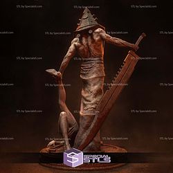 Pyramid Head New Diorama 3D Print Files