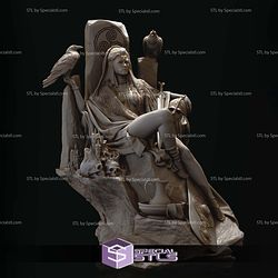 The Morrigan Goddess of Fate War and Death 3D Print Files