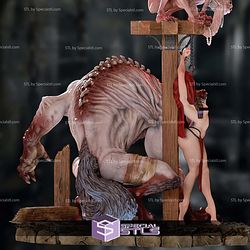 Unchained Red Riding Hood Demon NSFW Diorama 3D Print Files