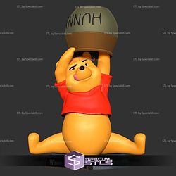 Winnie The Pooh and Honey 3D Print Files