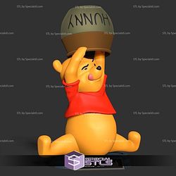 Winnie The Pooh and Honey 3D Print Files